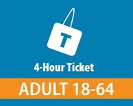 4-Hour Ticket - Adult (18-64)