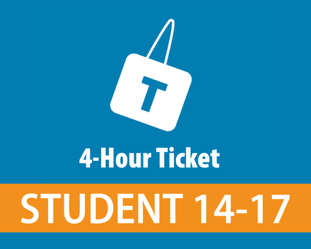 4-Hour Ticket - Student (14-17)