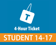 4-Hour Ticket - Student (14-17)